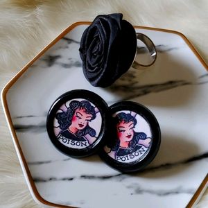 3/$15 🤑 Handmade Earrings and bonus ring